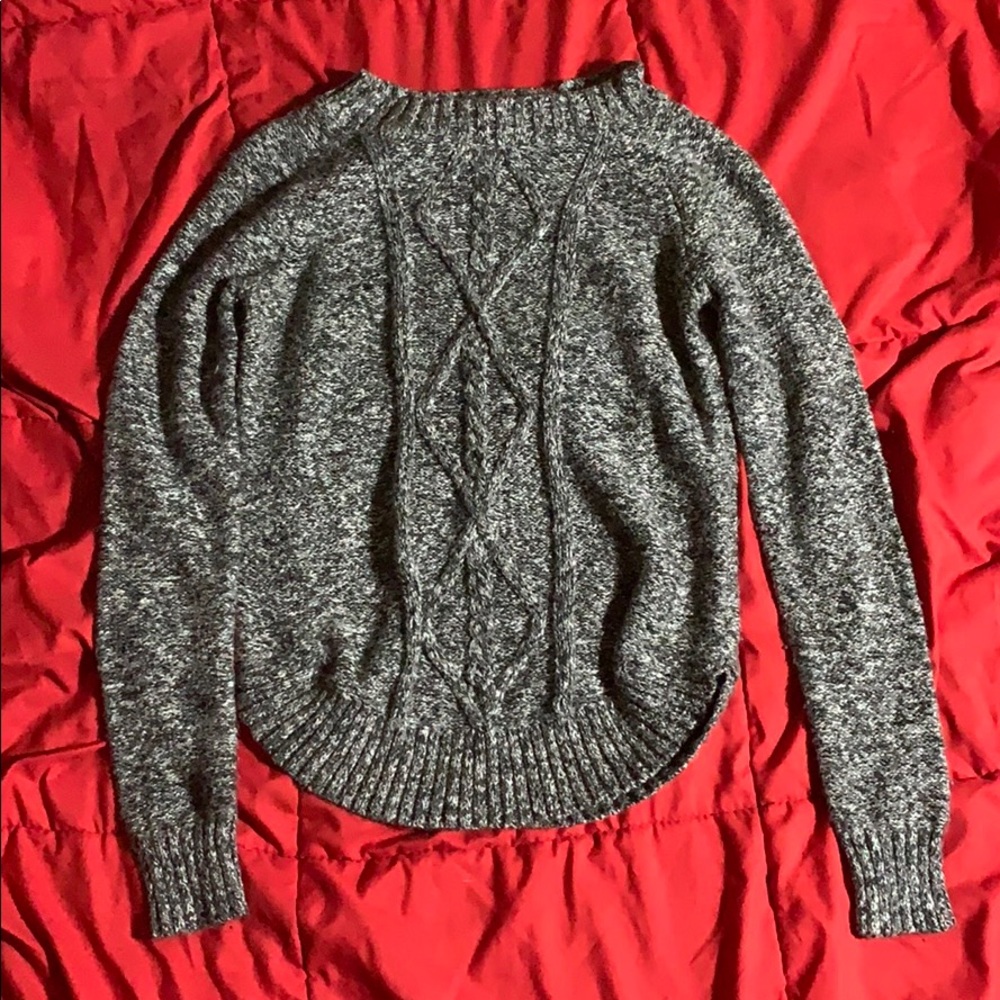 Gray sweater